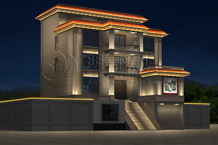 別墅外立面燈光亮化應(yīng)該怎么做？