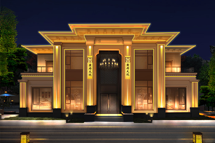 別墅外墻亮化工程應(yīng)該怎么做？有哪些設(shè)計技巧？